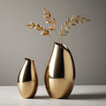 Decorative Ceramic Vase for Flowers (Pebble Vase, Height- 8.5 Inches, White)