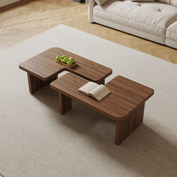 Handmade Wooden Foldable Table Tray (Brown)